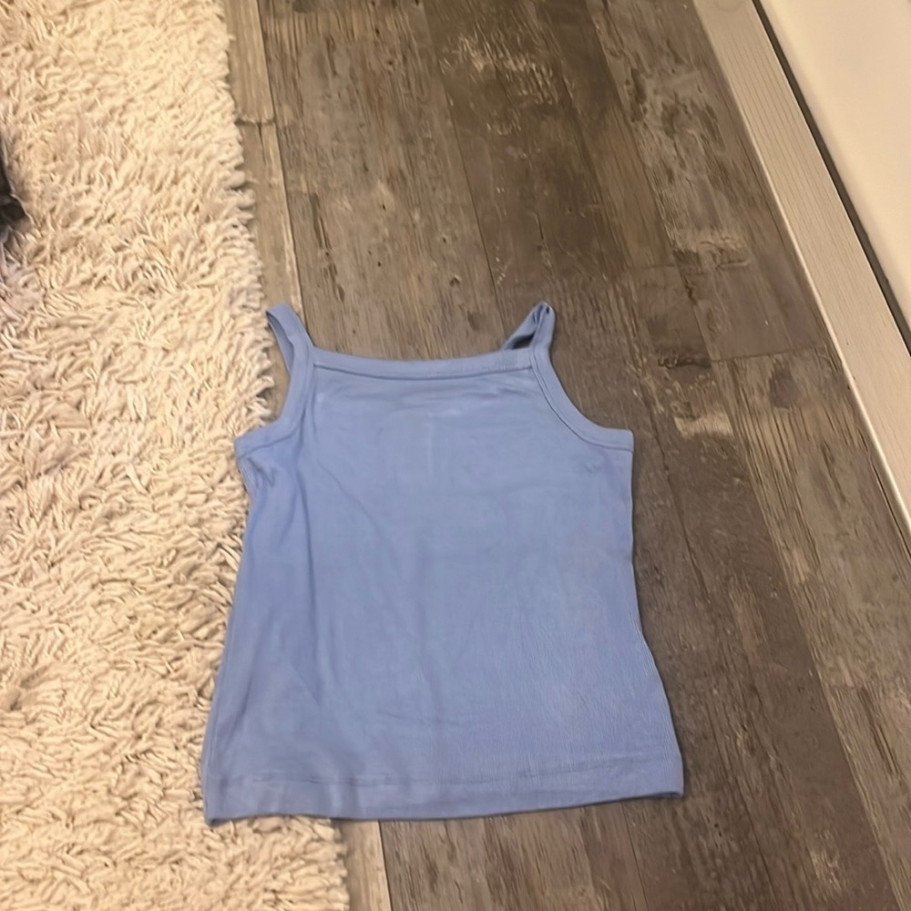 zenana blue tank top